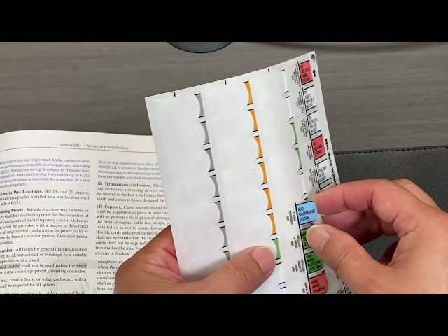 How to Apply Tabs in an NFPA 70 Handbook