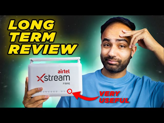Airtel Fiber Long Term Review! 100 Mbps Speed in 40 Mbps Plan!