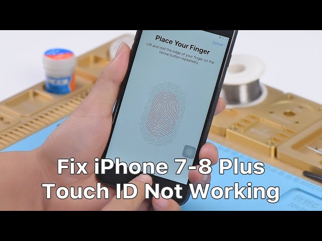 How To Fix iPhone 7-8 Plus Touch ID Not Working By Jumping Wires | Repair Shop Tips