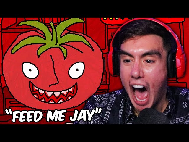MR TOMATOS WANTS ME TO FEED HIM AS MUCH AS I CAN OR HE'S EATING MY CHEEKS | Free Random Games