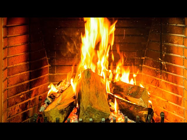 🔥 4K Fireplace Ambience (No Music 24/7) 🔥 Fireplace with Burning Logs and Crackling Fire Sounds #2