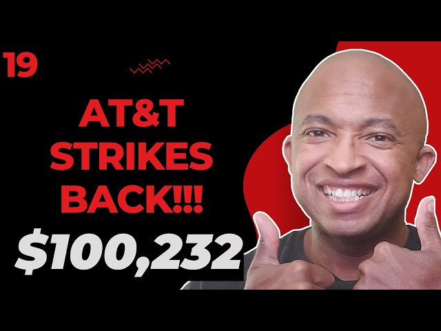 $100,000 milestone! | AT&T Stock RALLIES! | Stock Portfolio Update July 19 2023