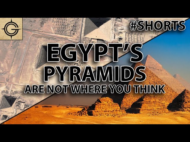 Egypt's Pyramids may not be where you think #shorts