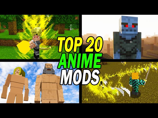 Top 20 Best Minecraft Anime Mods
