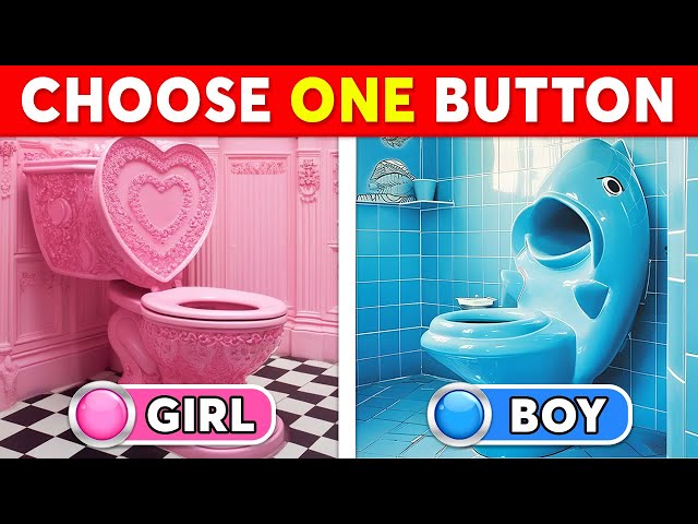 Choose One Button...! 🤩 GIRL or BOY Edition 💙❤️ Mouse Quiz