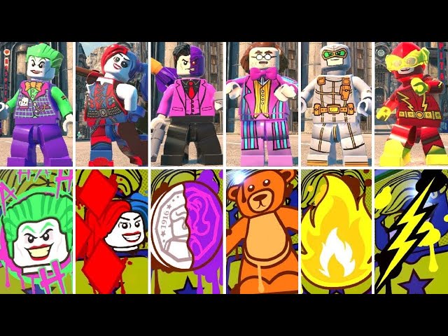 All Special Character Graffiti Art in LEGO DC Super-Villains