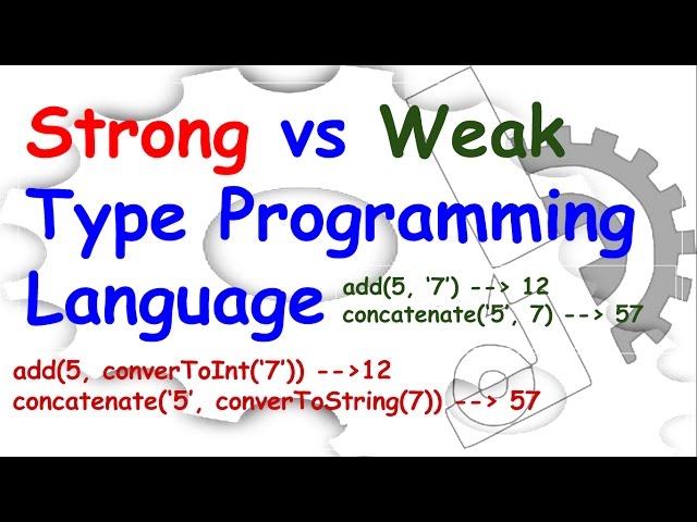 Strong vs Weak typing