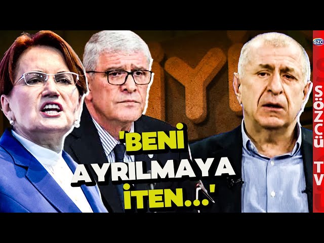 Ümit Özdağ'dan Bomba İYİ Parti Akşener ve Dervişoğlu Sözleri! 'İki Kurucusu da Olmayan...'