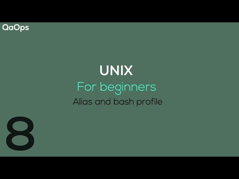 Unix basics | alias and bash profile