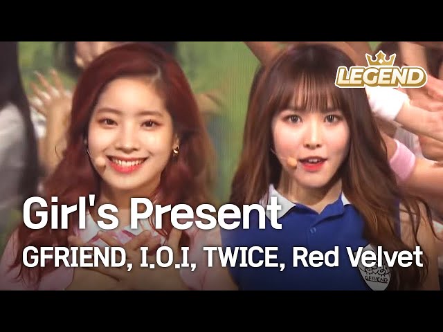 TWICE, Red Velvet, GFRIEND, I.O.I - Girl's Present