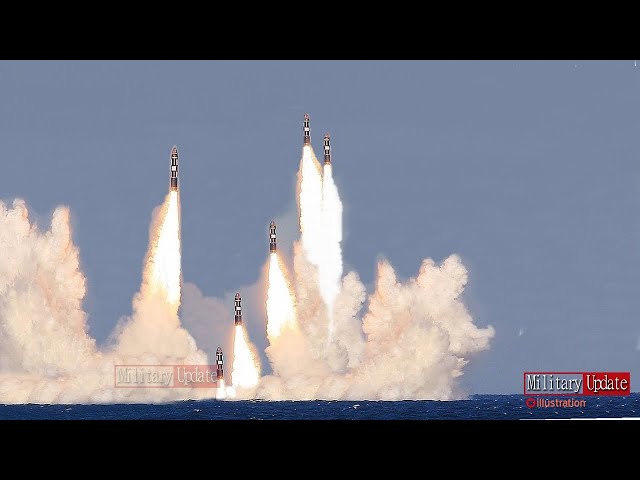 Scary !! Russia nuclear submarine • Launch Bulava ballistic missile • Destroy Target