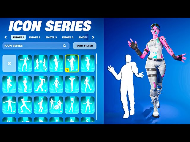 ALL ICON SERIES DANCE & EMOTES IN FORTNITE! #13