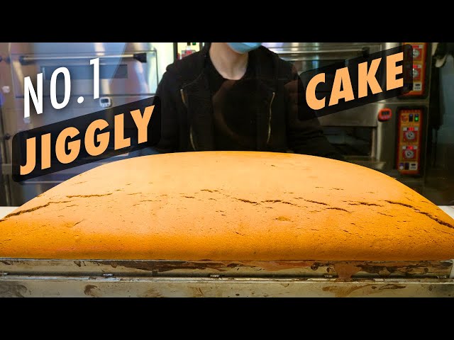 Jiggly Cake Cutting - No.1 Sponge Cake in New York