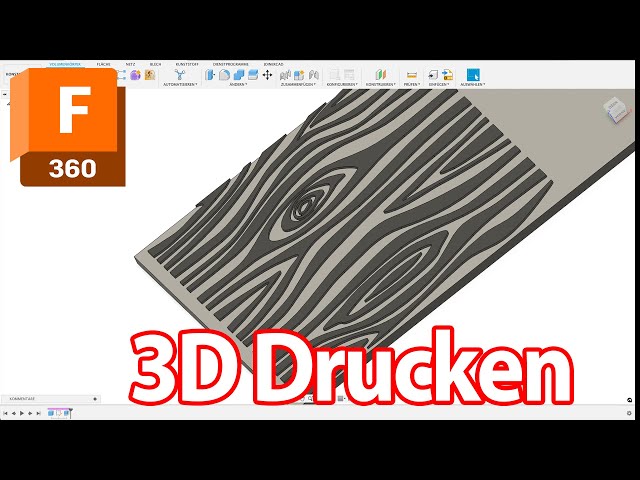 3D Oberflächenstruktur mit Fusion 360 ganz einfach!   HD 1080p