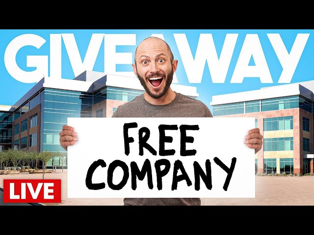 I’m Giving Away A Company To a Subscriber LIVE