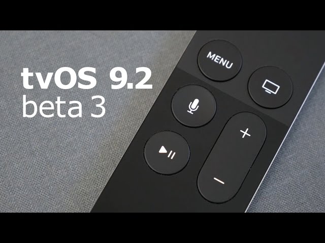 tvOS 9.2 Beta 3 New Features!