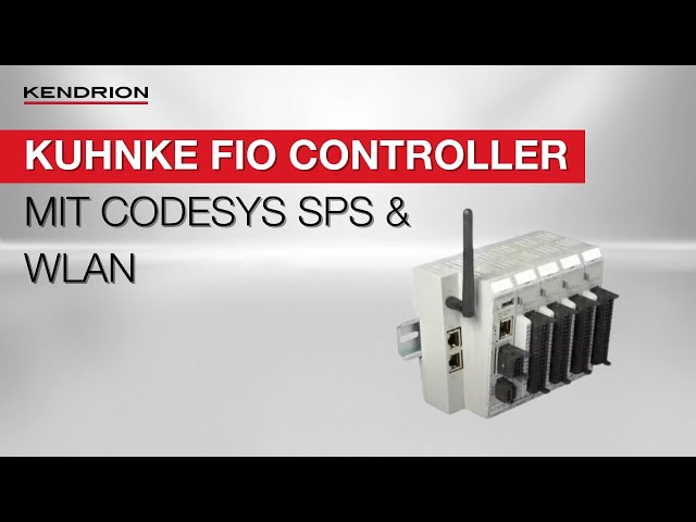 Kabellose Kommunikation: Kuhnke FIO Controller mit CODESYS SPS und WLAN