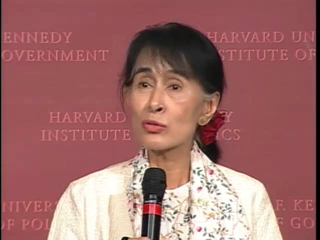 A Public Address by Daw Aung San Suu Kyi | Institute of Politics