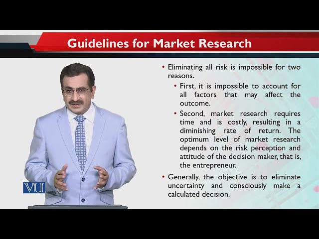 Guidelines for Market Research | Entrepreneurial Marketing | MKT740_Topic119