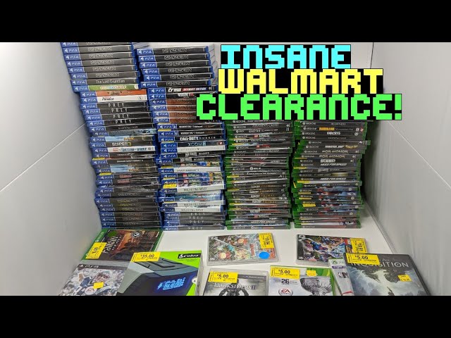 Walmart Video Game JACKPOT! Over 100 clearance games from 1 WALMART!