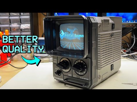 How to add a composite video input to this 1977 portable TV
