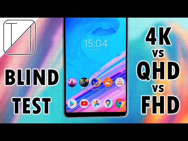 [BLIND TEST] 4K vs QHD vs FHD - Smartphone Screen Resolution Comparison