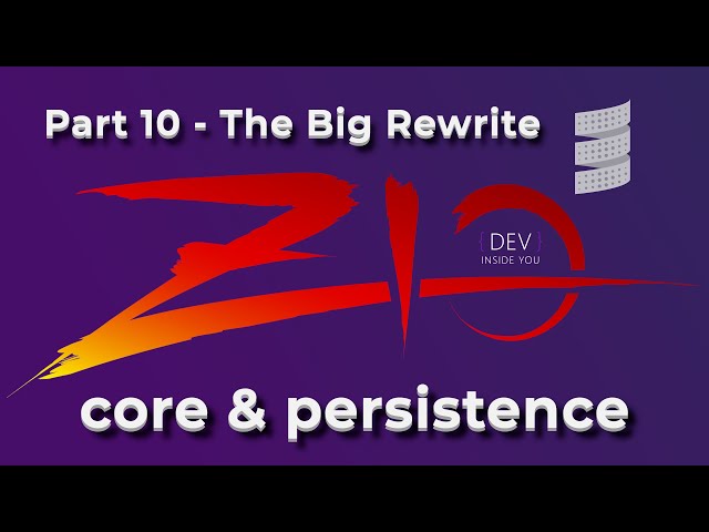 Part 10 - core & persistence - TF to ZIO (The Big Rewrite) - Getting Started with #ZIO in #Scala3