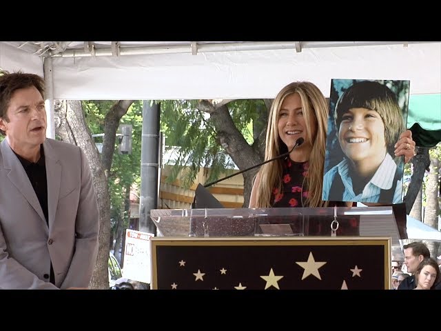 Jennifer Aniston Speech at Jason Bateman's Hollywood Star Ceremony