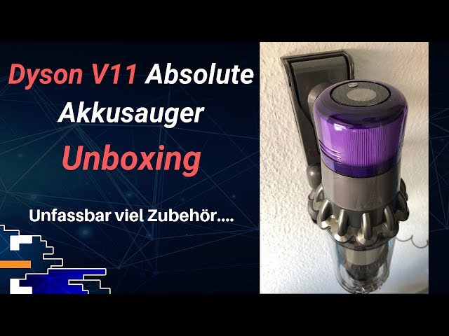 Dyson V11 Absolute Akkusauger (2019) Unboxing+Erklärung Zubehörteile