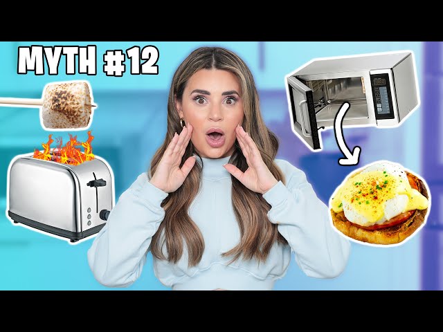 Busting The 24 WORST Baking and FOOD MYTHS!