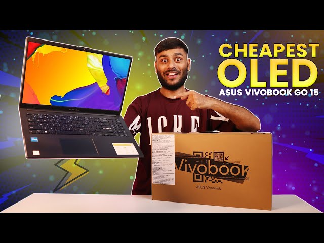 Asus Vivobook Go 15 OLED (2023) Intel Core i3-N305 Unboxing & Review⚡Cheapest OLED Laptop under 45K