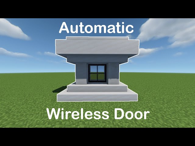 Minecraft: Automatic Wireless Door