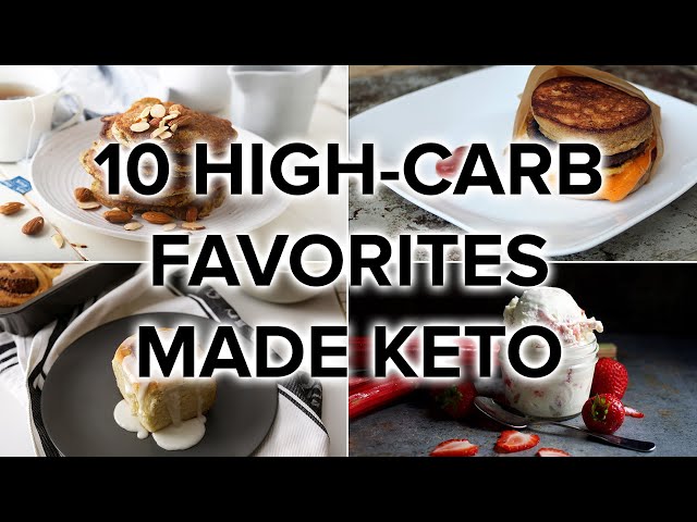 10 High Carb Favorites Turned into Low Carb & Keto Meals