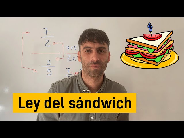 Ley del sándwich  División de fracciones 🧐