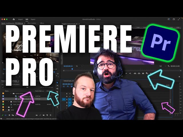 EDITARE VIDEO 🎬 con Adobe PREMIERE PRO come un professionista | CORSO GRATIS