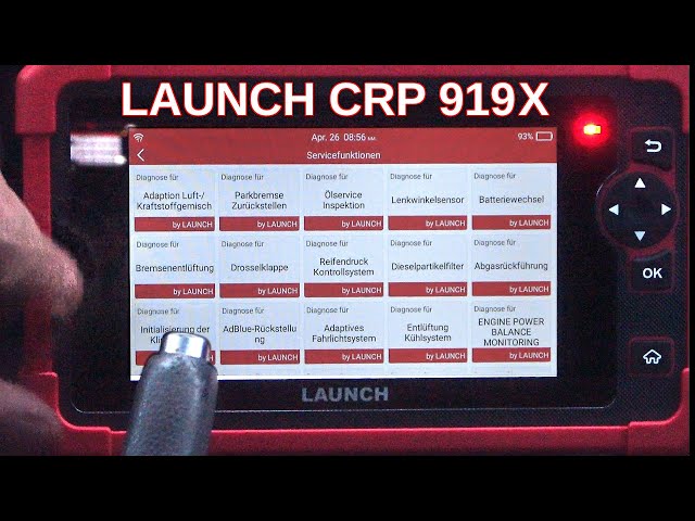OBD Diagnose mit Launch CRP 919X
