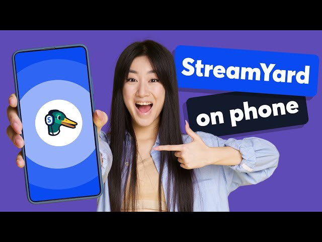 LIVE Stream from your PHONE with StreamYard!