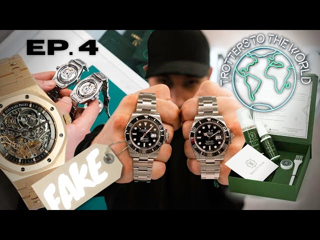 Skeleton Audemars Piguet & Real vs Fake Rolex Submariner Review | Trotters 2 The World Ep.4