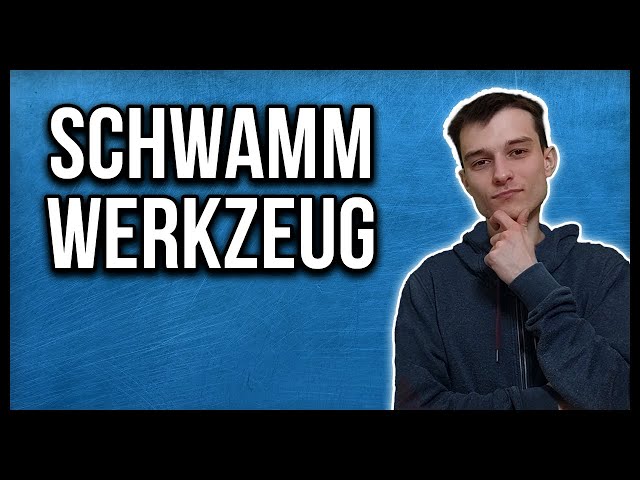 Photoshop Schwamm Werkzeug erklärt Grundlagen Tutorial german [2021]