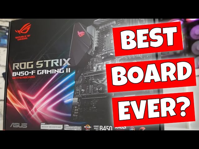 ASUS ROG Strix B450 F Gaming II For AMD AM4 CPU The Most Popular Motherboard On Amazon