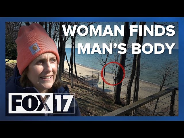 Woman spots man's body on Lake Michigan beach during morning coffee