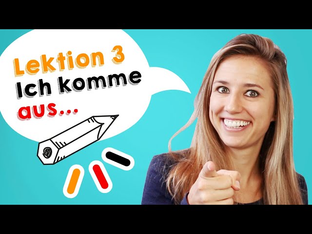 GERMAN LESSON 3: How to say "I come from.." in German 🇩🇪🇪🇸 🇸🇾🇺🇸