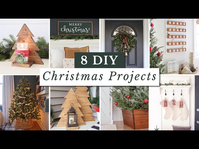 8 DIY Christmas Projects | Holiday DIY Decor Ideas & Christmas DIY Wood Projects