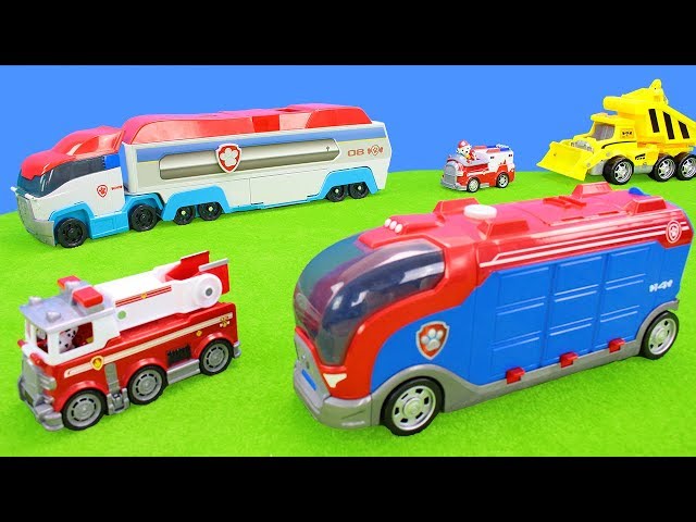 Paw Patrol: Rettungshelden mit Polizei & Feuerwehrautos | Spielzeug und Stationen für Kinder
