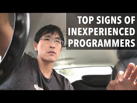 Top signs of an inexperienced programmer