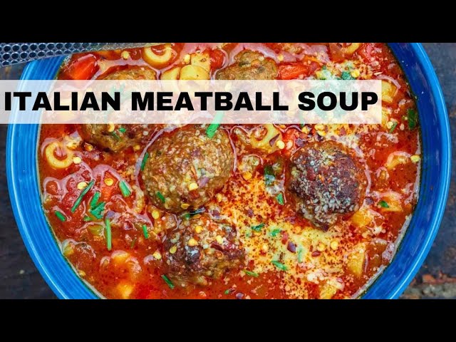 Italian Meatball Soup Recipe | Easy Meatball Soup!