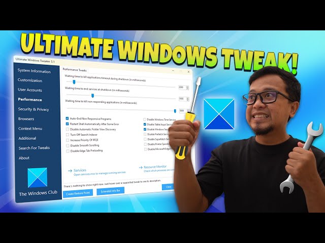 AMAZING! Cobain Ultimate Windows Tweaker Buat Windows 11 Jadi Ringan