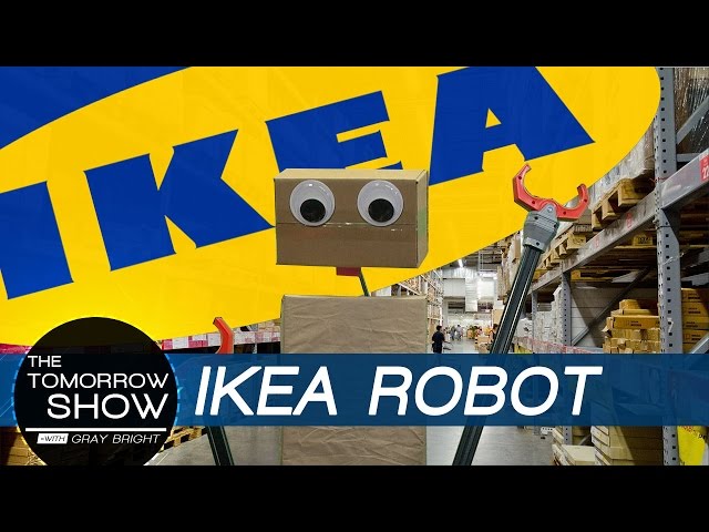 IKEA Factory Robot Interview - The Tomorrow Show with Gray Bright