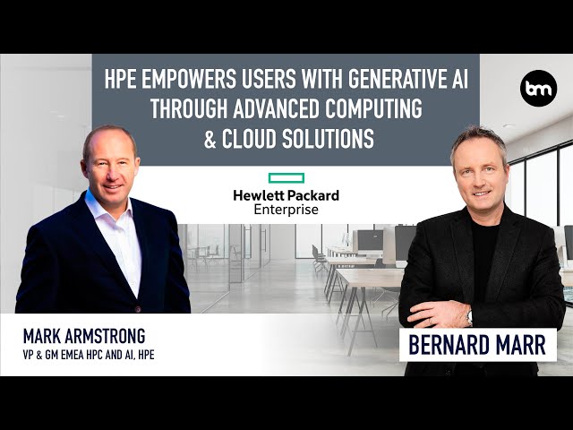 HPE Empowers Users with Generative AI through Advanced Computing & Cloud Solutions