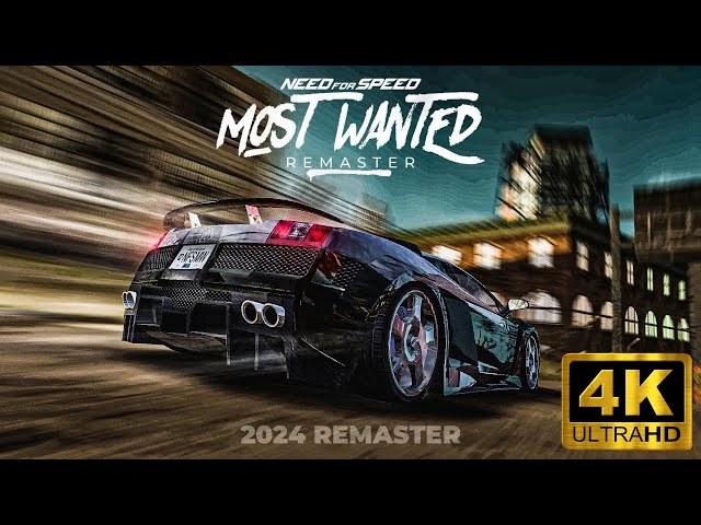 NFS Most Wanted 2024 Remaster | Defeating Blacklist 06 With Brutal Police Chase [4K60FPS]